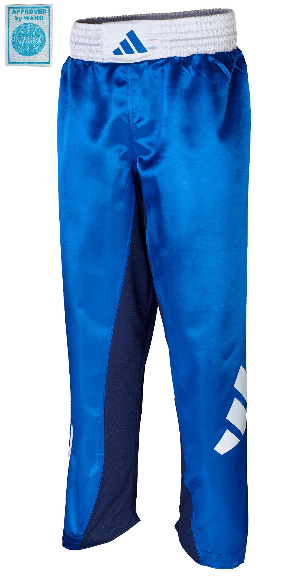 adidas Kickboxing pants blue/white, adiKBUN100T